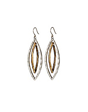 Two-Tone Double Oblong Hoop*