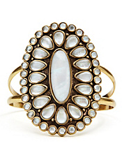 White Set Stone Cuff