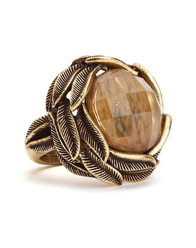 Citrine Set Stone Ring
