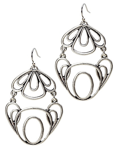 Silver Openwork Earrings*