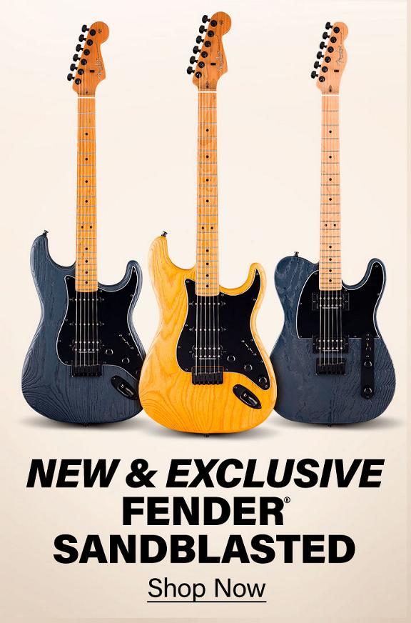 New & Exclusive Fender Sandblasted 