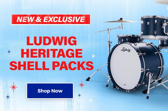 New Exclusive Ludwig Heritage Shell Packs