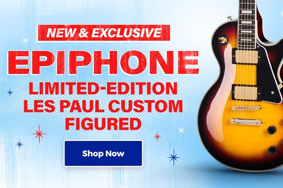 New Epiphone Limited Edition Les Paul Custom Figured