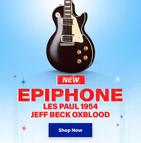 New Epiphone Les Paul 1954 Jeff Beck Oxblood