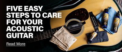 Five Easy Steps to Care for Your Acoustic Guitar