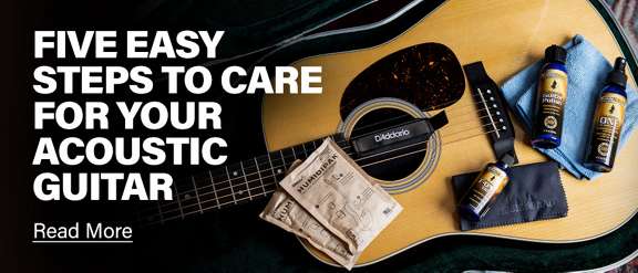 Five Easy Steps to Care for Your Acoustic Guitar