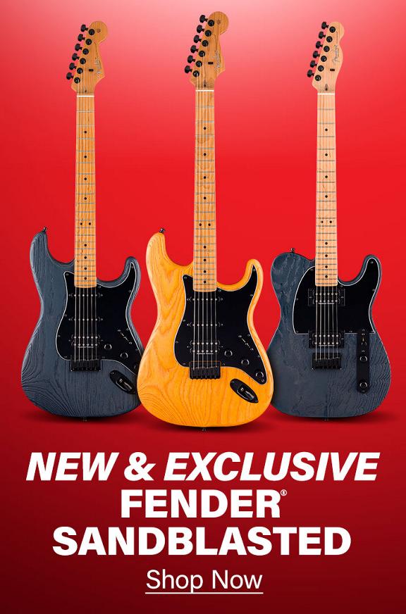 New & Exclusive Fender Sandblasted 