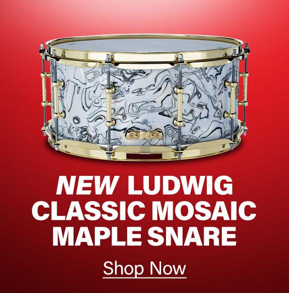 Ludwig Classic Maple Snare Drum White