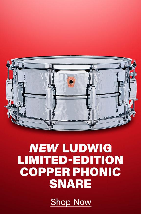 Ludwig Limited Edition Hammered Chrome Plated