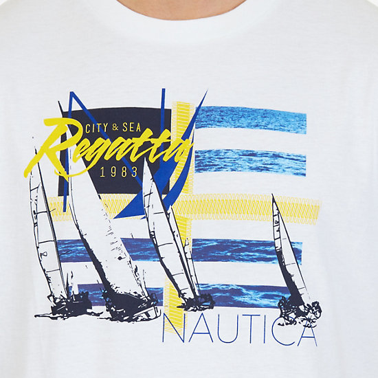 Regatta Graphic T-Shirt,Bright White,large