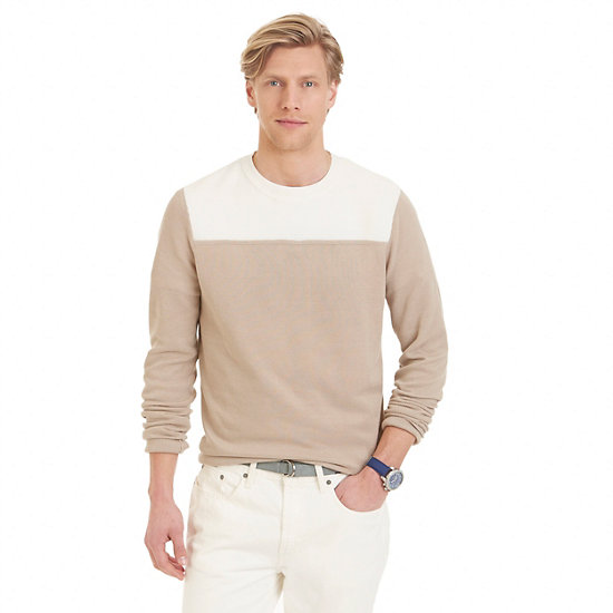 Color Block & Striped Sweater,Sandcove,large