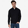 Quarter-Zip Sweater,True Black,small