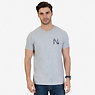 Sailing Flags Graphic T-Shirt,Grey Heather,small