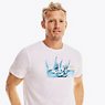 Watercolor Regatta Graphic T-Shirt,Bright White,small