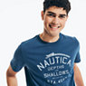 Depths and Shallows Graphic T-Shirt,Estate Blue,small