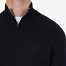 Quarter-Zip Sweater,True Black,small