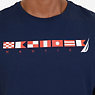 Sailing Flags Sleep T-Shirt,Navy,small
