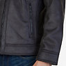 Faux Shearling Bomber Jacket,Dark Brown,small