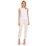Solid Sleeveless Top,Bright White,small