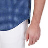 Printed Chambray Short Sleeve Shirt,Blue Moon,small