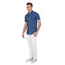 Printed Chambray Short Sleeve Shirt,Blue Moon,small
