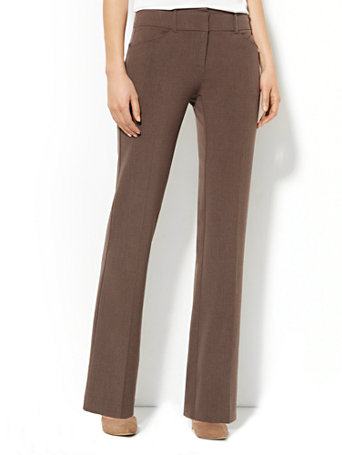 brown bootcut yoga pants