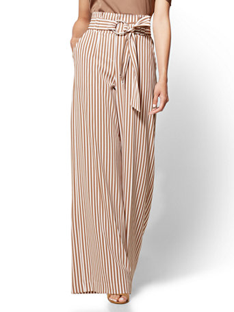 paper bag palazzo pants