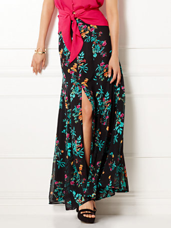 eva mendes maxi skirt