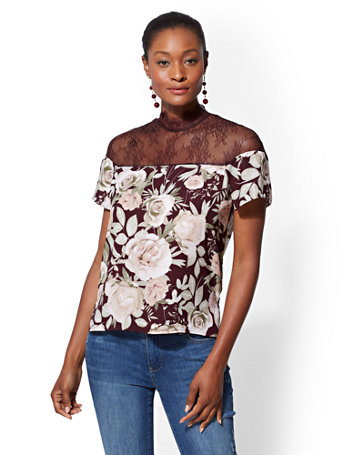 Shoptagr | 7th Avenue Plaid Twist Front Tunic Shirt by New Shoptagr | 7th Avenue Plaid Twist Front Tunic Shirt by New