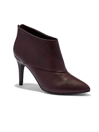 pointed toe booties no heel