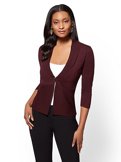 new york and company black cardigan