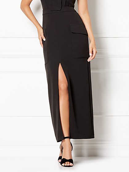 eva mendes maxi skirt