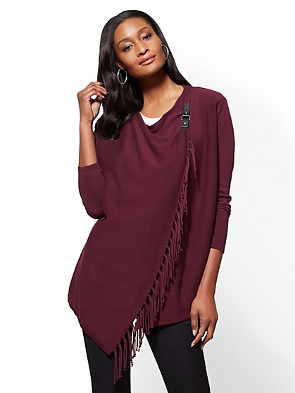 new york and company black cardigan