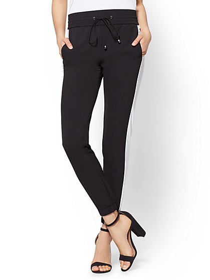 slim jogger pants women's