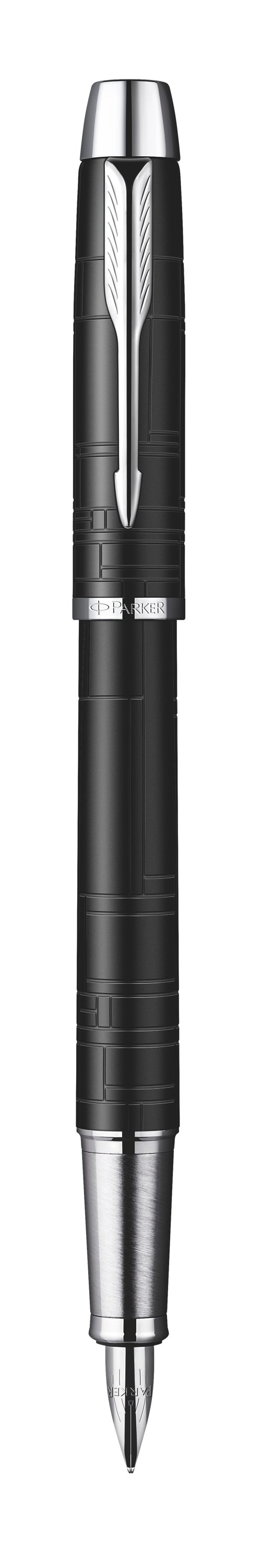 IM Premium Matte Black Fountain Pen - Medium stainless steel nib