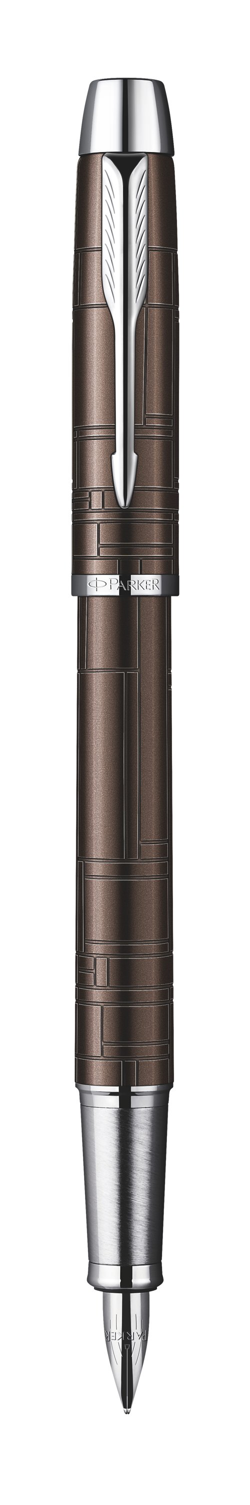 IM Premium Metallic Brown Fountain Pen - Medium stainless steel nib