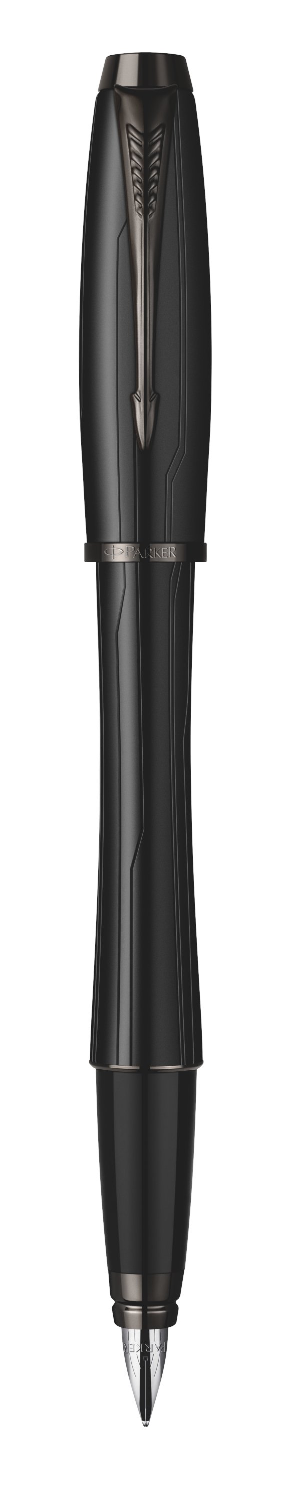 Urban Premium Matte Black Fountain Pen - Medium stainless steel nib