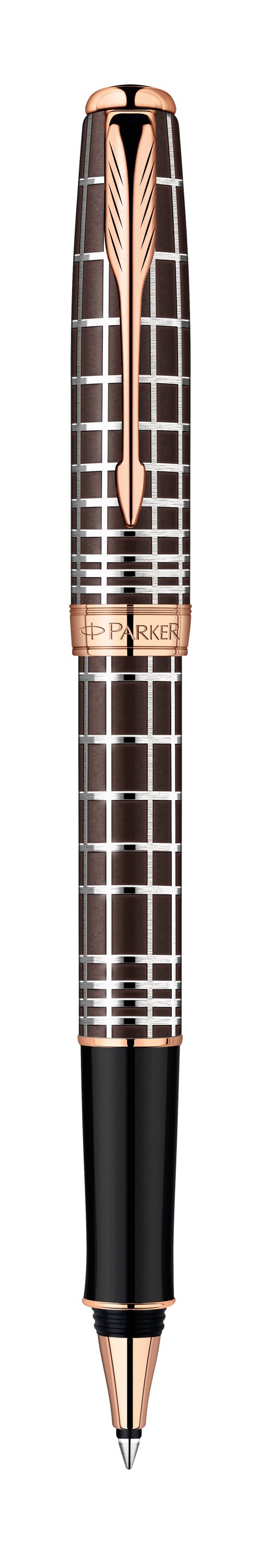 Sonnet Brown Rubber Lacquer Rollerball
