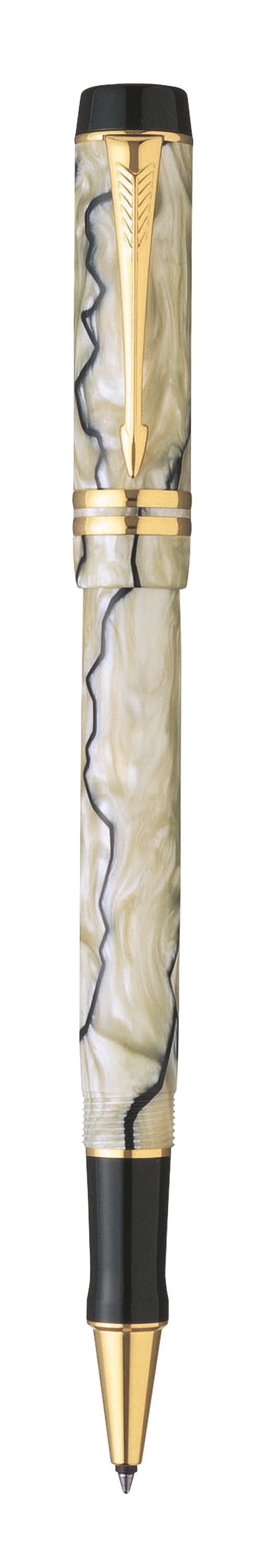 Duofold Pearl & Black Rollerball
