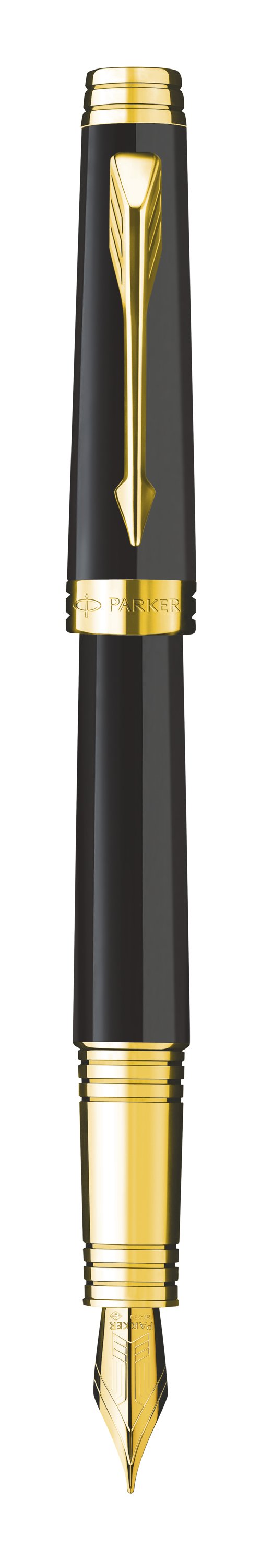 Premier Deep Black Lacquer Fountain Pen - Medium 18K gold nib