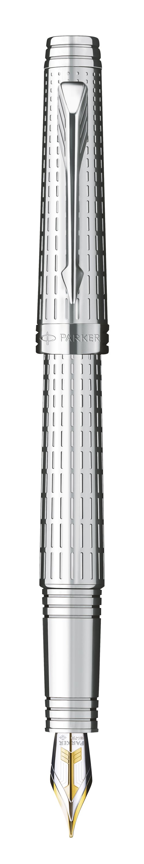 Premier Deluxe Graduated Chiselling Fountain Pen - Medium 18K gold nib