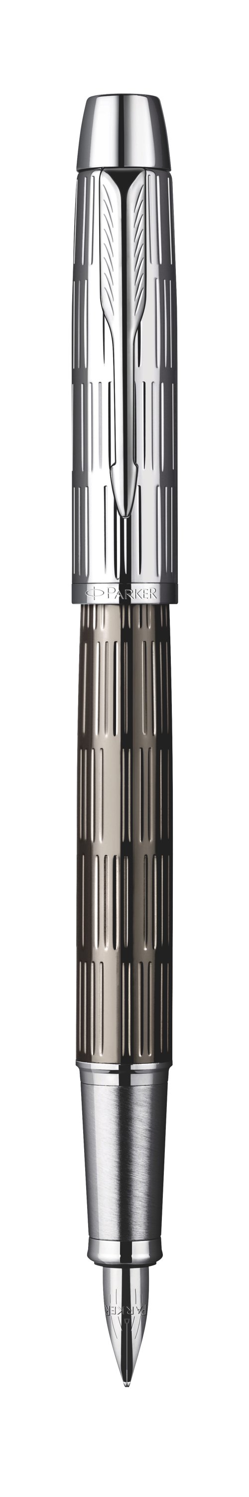 IM Premium Twin Metal Chiselled Fountain Pen - Medium stainless steel nib