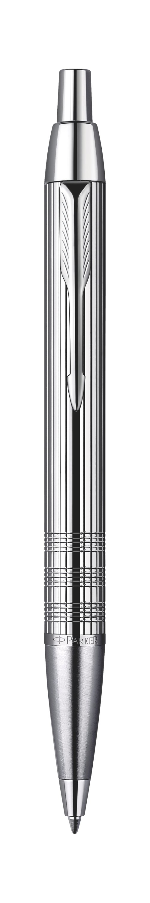 IM Premium Shiny Chrome Metal Chiselled Ballpoint