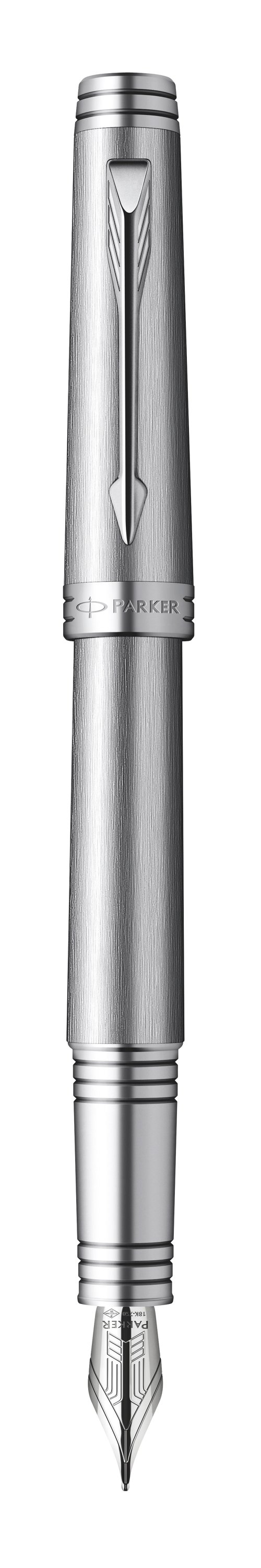 Premier Monochrome Titanium Fountain Pen - Medium 18K gold nib