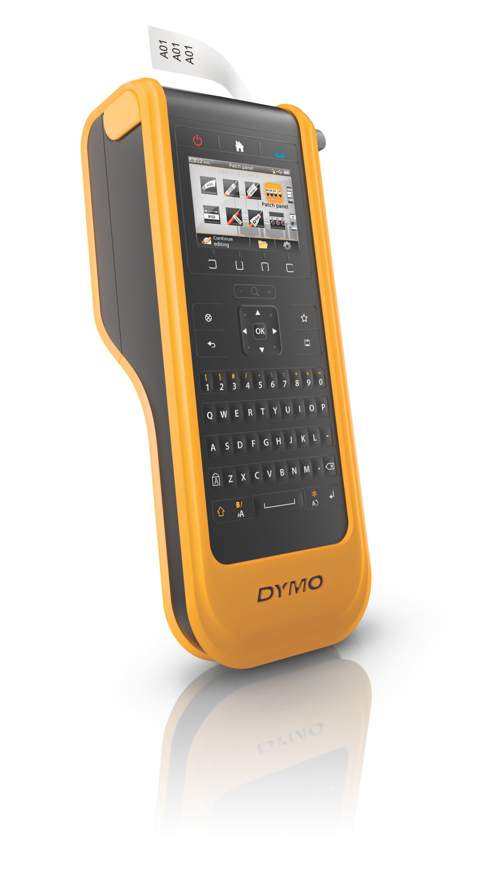 Dymo XTL Pack de 250 Etiquettes pour Gaine de câble/fil stratifié 51 x 21 mm Noir sur Blanc 