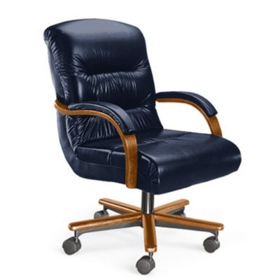Horizon Mid Back Leather Chair, CH04445