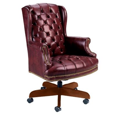 Leather Traditional High Back Chair, CH01650