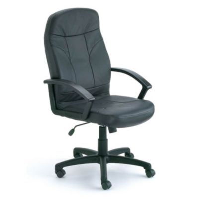 Black Leather High Back Executive Chair, CH00195