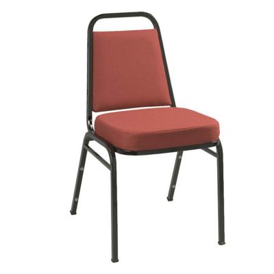 Fabric Stack Chair Black Frame, CH02497