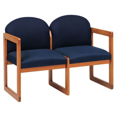 Fabric Round Back Two Seater, CH04162
